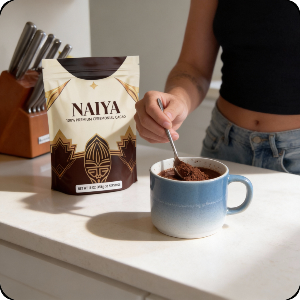 Cacao con alto contenido de flavanoles Naiya