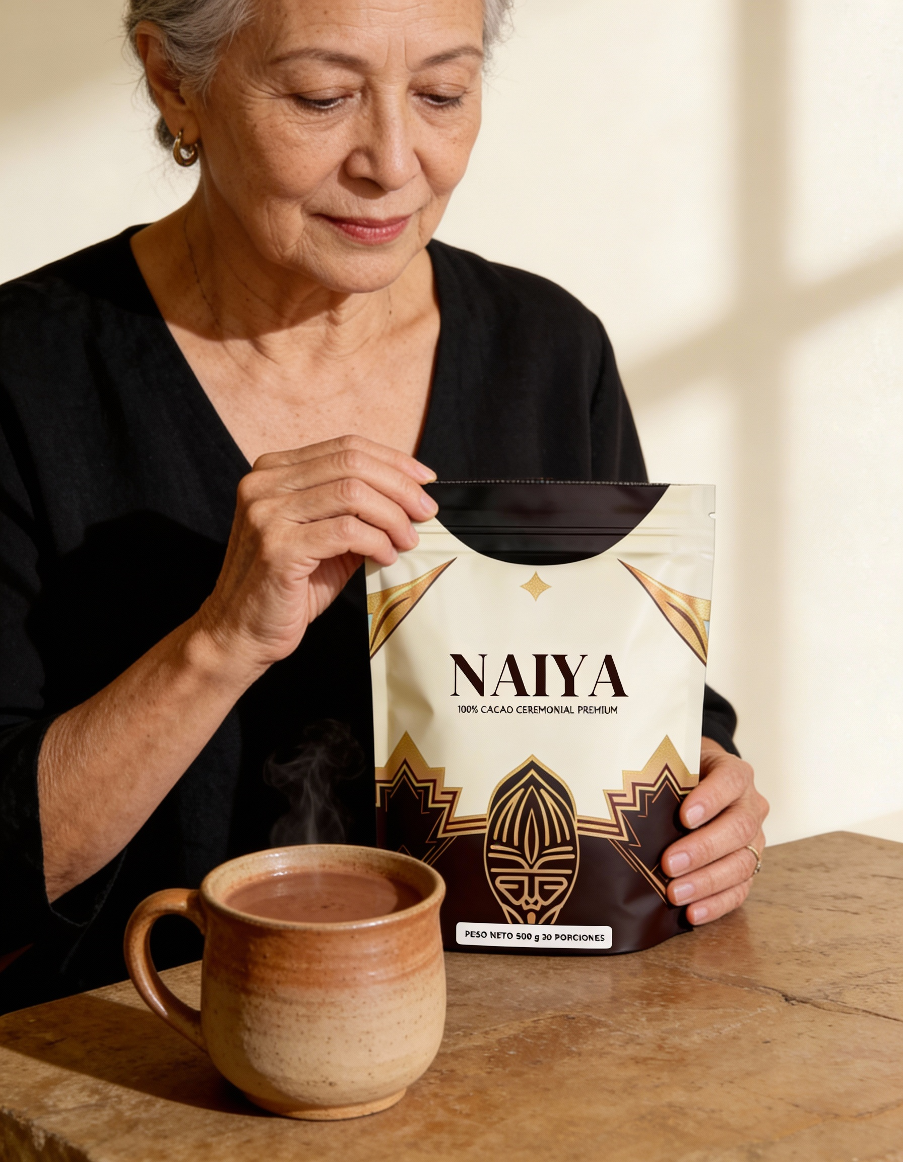 Cacao con alto contenido de flavanoles Naiya